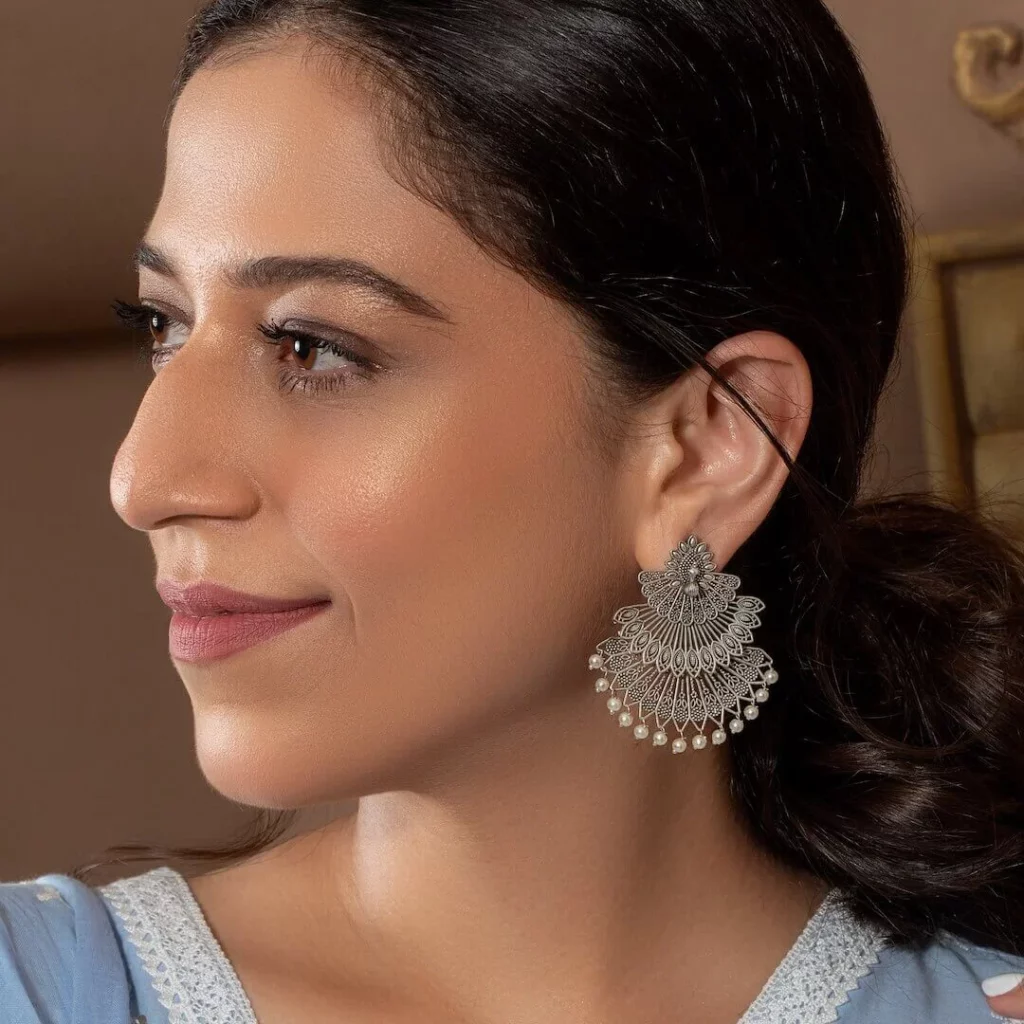Antique Silver Oxidised Earings: A Timeless Fashion Statement