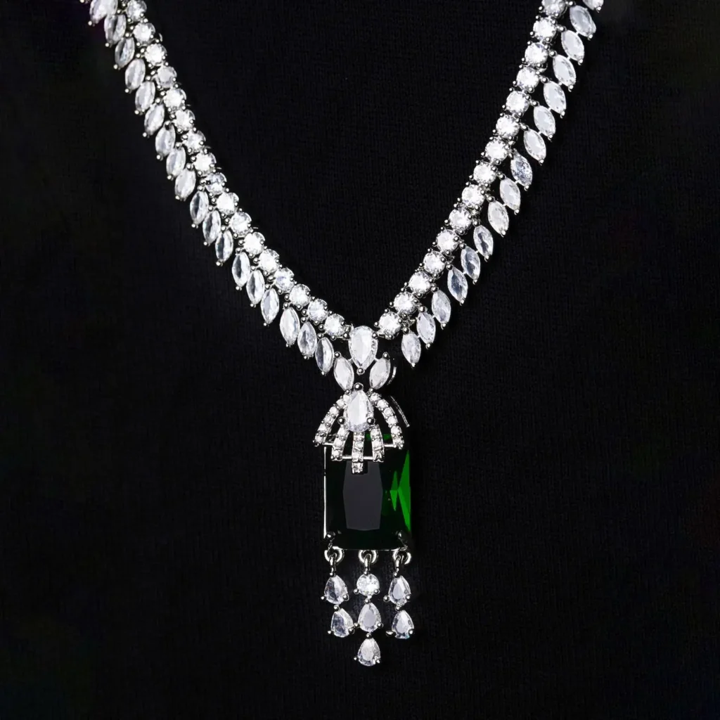 American Diamond Bridal Set vs. Gold Bridal Set