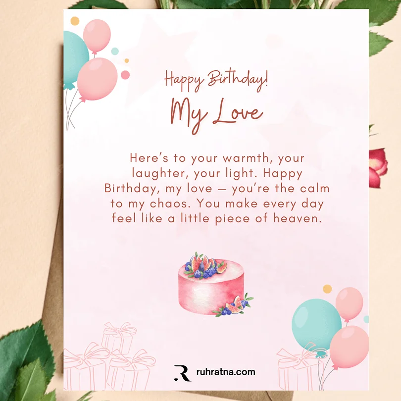 Happy Birthday My Love