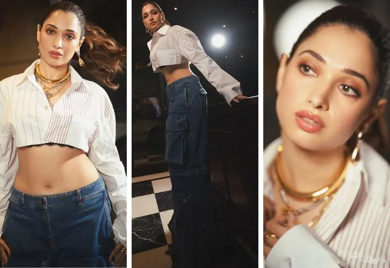 Monsoon 2025 Style Guide: How to Choose Earrings for Jeans Like Tamannaah Bhatia