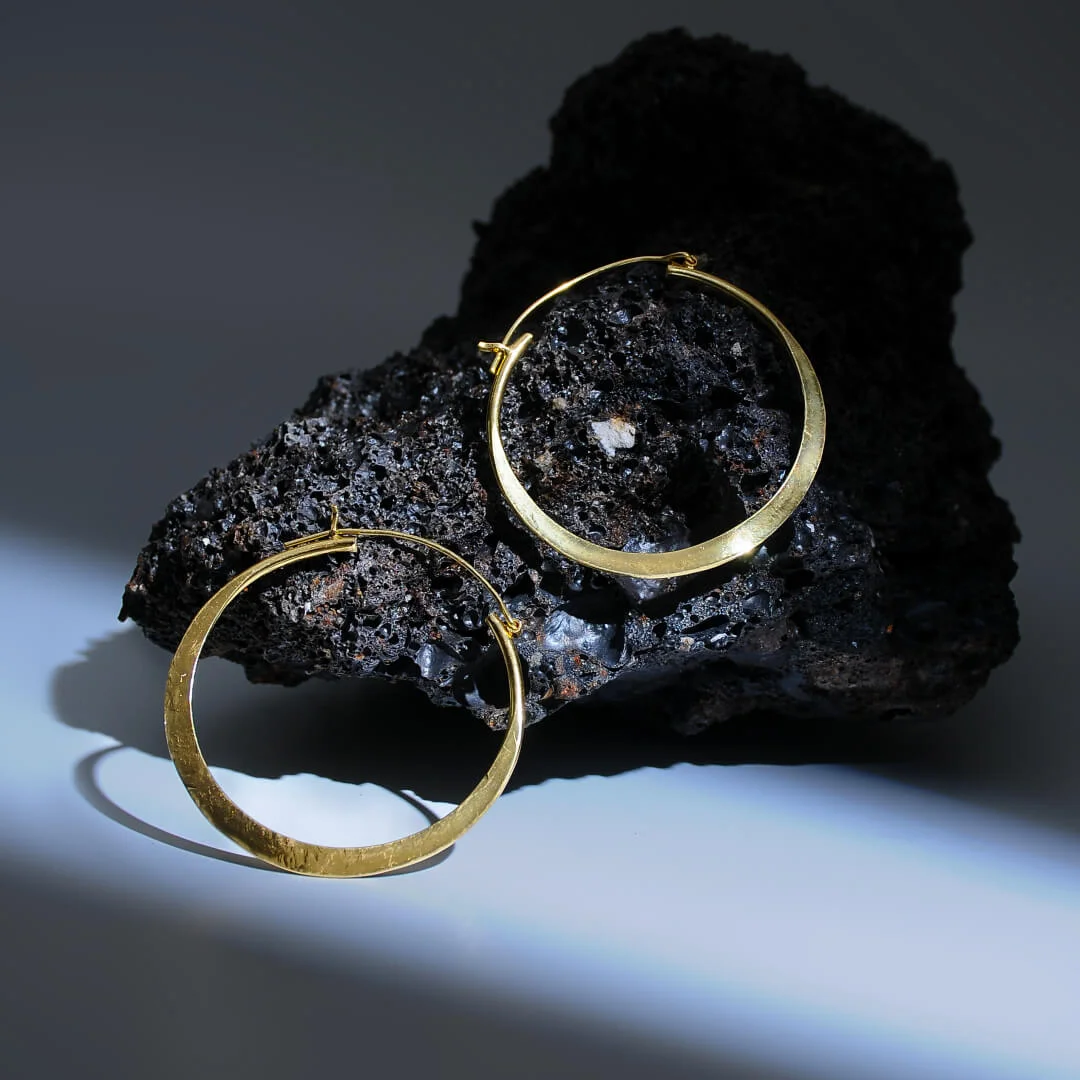 Aurea – Classic Gold-Plated Hoop Earrings Aurea – Classic Gold-Plated Hoop Earrings