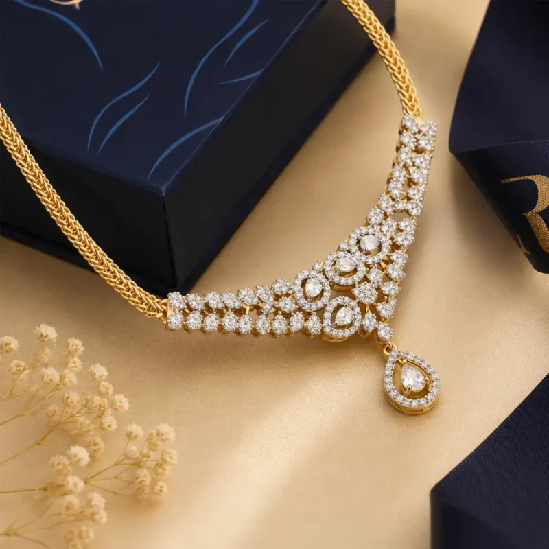 Aarohi – Premium necklace and earring